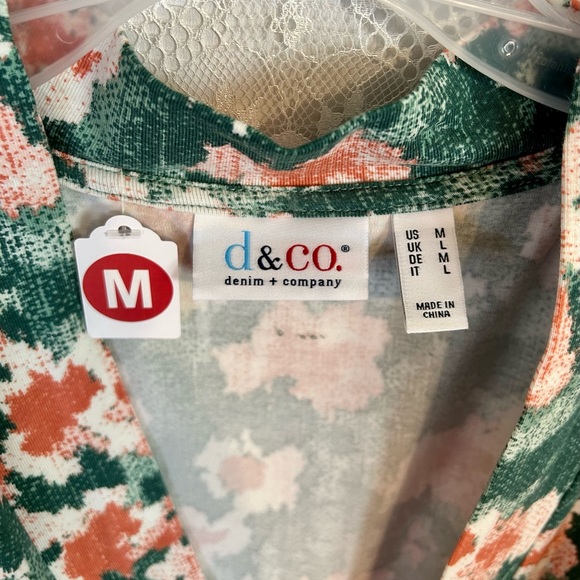 NWT Denim & Co Lightweight Knit Cardigan- Medium - Picture 3 of 8